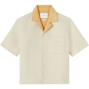 Axel Arigato, Heren, Overhemden, Beige, Maat: XS Wol,