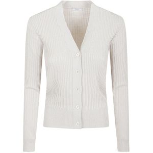 Peserico, Dames, Truien, Wit, Maat: S Viscose,