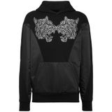 Plein Sport Sweatshirt 'Tiger'  zwart / wit