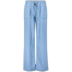 Betty & Co - Casual Broek - Blauw - Dames - 2XL - Met Elastische Tailleband