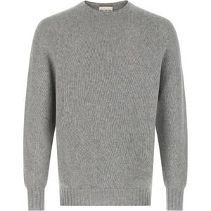 Ma'ry'ya, Heren, Truien, Grijs, Maat: S Kasjmier,