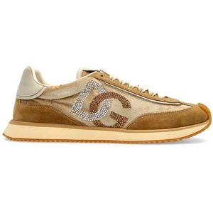 Dolce & Gabbana, Dames, Schoenen, Beige, Maat: 35 EU Suède,