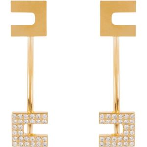 Elisabetta Franchi, Dames, Accessoires, Geel, Maat: ONE Size