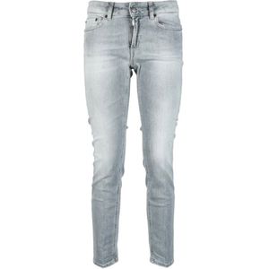 Dondup, Dames, Jeans, Grijs, Maat: W27 Katoen,