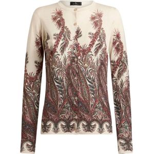 Etro, Dames, Truien, Veelkleurig, Maat: S Zijde,