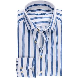 Stenströms, Heren, Overhemden, Blauw, Maat: M Leer,