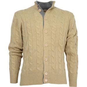 Cashmere Company, Heren, Truien, Beige, Maat: 2XL Wol,