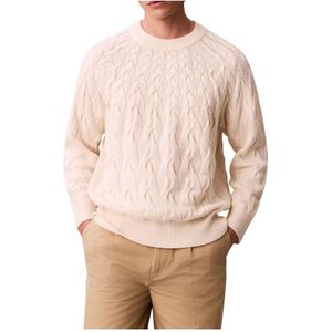 Calvin Klein, Heren, Truien, Wit, Maat: XS Wol,