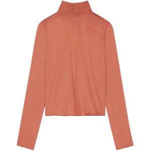 Róhe, Dames, Truien, Bruin, Maat: S Satijn,