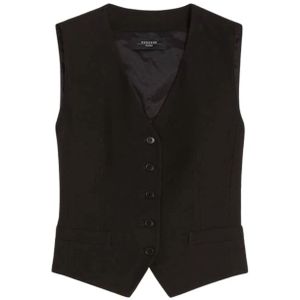 Weekend Max Mara, Dames, Jassen, Zwart, Maat: XS Linnen,