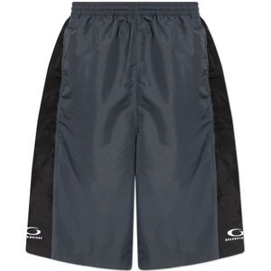 Balenciaga, Heren, Korte broeken, Grijs, Maat: M