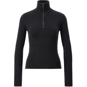 Courrèges - Wool Sweater - Dames - Zwart - Wollen Trui