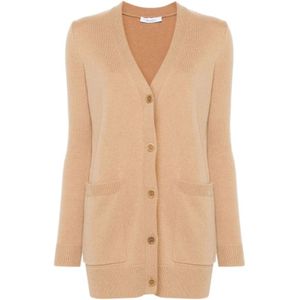 Max Mara - Villar Cardigan - Bruin - Dames - Paillettenmotief