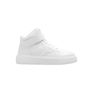 Ganni Sneakers met logo , White , Dames , Maat: 41 EU