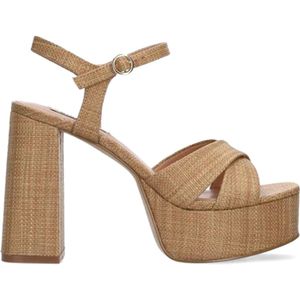 Bibi Lou, Dames, Schoenen, Beige, Maat: 38 EU Leer,