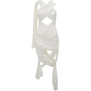JW Anderson, Dames, Jurken, Wit, Maat: XS Katoen,