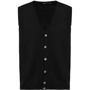 Filippo De Laurentiis, Heren, Truien, Zwart, Maat: L Wol,