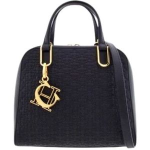 Carolina Herrera, Dames, Tassen, Zwart, Maat: ONE Size Katoen,