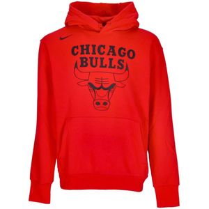 Nike, Heren, Sweatshirts & Hoodies, Rood, Maat: XL Fleece,