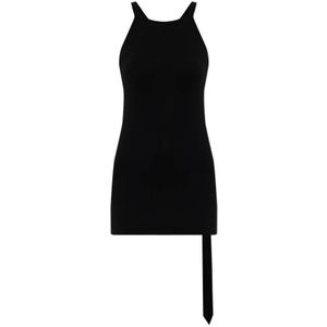 Rick Owens, Dames, Tops, Zwart, Maat: M Katoen,