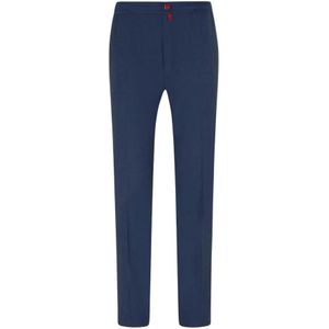 Kiton, Heren, Broeken, Blauw, Maat: W38 Katoen,