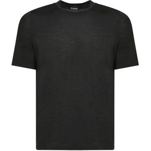 Dell'oglio, Heren, Tops, Zwart, Maat: L