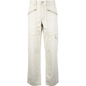 Isabel Marant, Heren, Broeken, Wit, Maat: W36 Katoen,