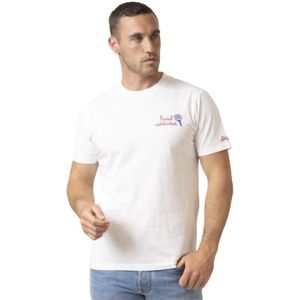 MC2 Saint Barth, Heren, Tops, Wit, Maat: L Katoen,