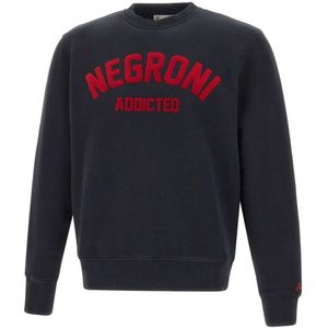 MC2 Saint Barth, Heren, Sweatshirts & Hoodies, Zwart, Maat: L Katoen,