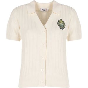 Fila - Cardigan - Dames - Zwart - Stofmix 55% Acryl 45% Katoen