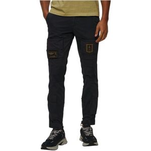 Aeronautica Militare, Heren, Broeken, Blauw, Maat: S Katoen,