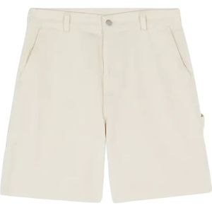 Carhartt Wip, Dames, Korte broeken, Beige, Maat: W25 Poliester,