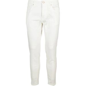Don The Fuller, Heren, Jeans, Wit, Maat: W38 Denim,