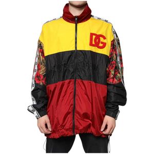 Dolce & Gabbana, Heren, Jassen, Veelkleurig, Maat: M Poliester,