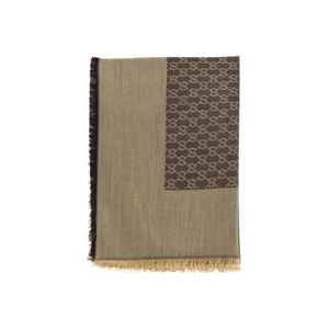 Gucci Scarves , Brown , Dames , Maat: ONE Size