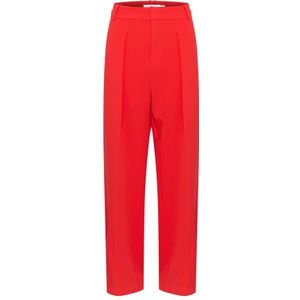 InWear, Dames, Broeken, Rood, Maat: 2XS Poliester,