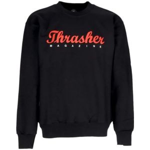 Thrasher, Heren, Sweatshirts & Hoodies, Zwart, Maat: M