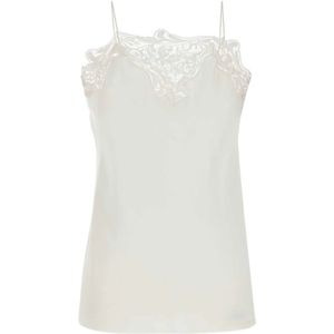 Ferragamo, Dames, Tops, Wit, Maat: 3XS