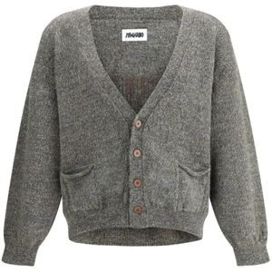 Magliano, Heren, Truien, Grijs, Maat: L Wol,