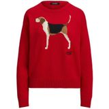 Gebreide pullover met motief en ronde hals, model 'RIEDNEE'