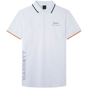 Hackett, Heren, Tops, Wit, Maat: S Katoen,