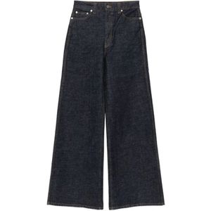 Khaite, Dames, Jeans, Blauw, Maat: W28 Katoen,