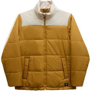 Vans, Heren, Jassen, Bruin, Maat: XL Leer,