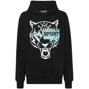 Plein Sport - Hooded Sweatshirt Tiger - Zwart - Hoodie