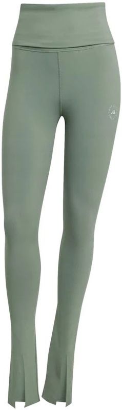 Adidas - True Strength Split Cuff Legging - Groen - Dames