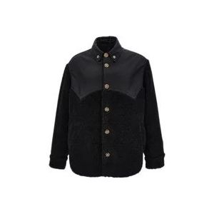 Versace Zwarte overhemden , Black , Heren , Maat: L