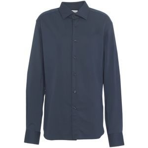 Gender, Heren, Overhemden, Blauw, Maat: 2XL Jersey,