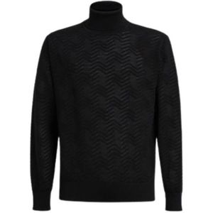 Missoni, Heren, Truien, Zwart, Maat: XL Wol,
