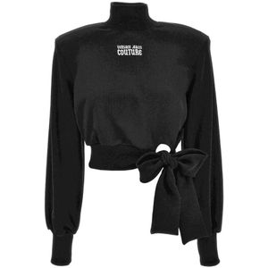 Versace Jeans Couture - Sweatshirt met Logo - Zwart - Dames