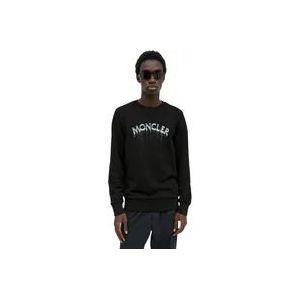 Moncler Sweatshirts & Hoodies , Black , Heren , Maat: 2XL